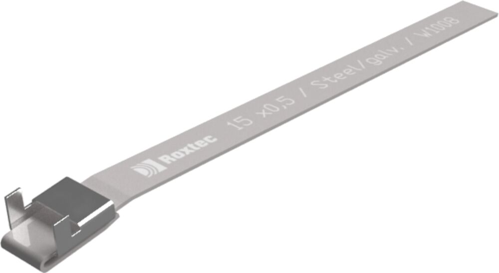 STRAP 15x0,5 GREY/GALV L=300